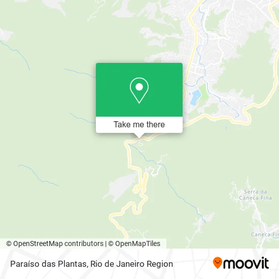 Paraíso das Plantas map
