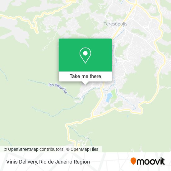 Vinis Delivery map