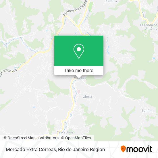Mercado Extra Correas map