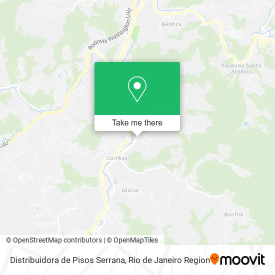 Distribuidora de Pisos Serrana map