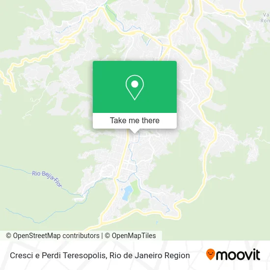 Cresci e Perdi Teresopolis map
