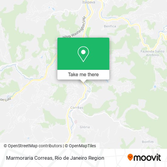 Marmoraria Correas map