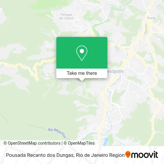 Pousada Recanto dos Dungas map