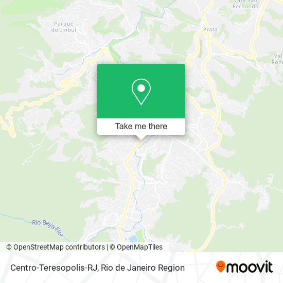 Mapa Centro-Teresopolis-RJ