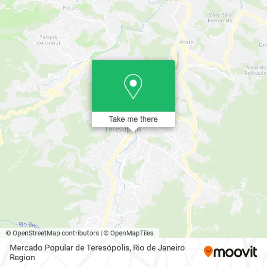 Mercado Popular de Teresópolis map