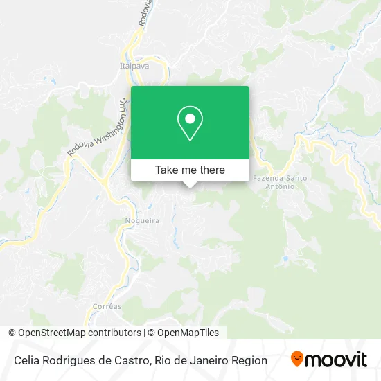 Celia Rodrigues de Castro map