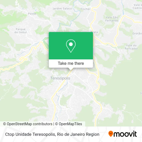 Ctop Unidade Teresopolis map