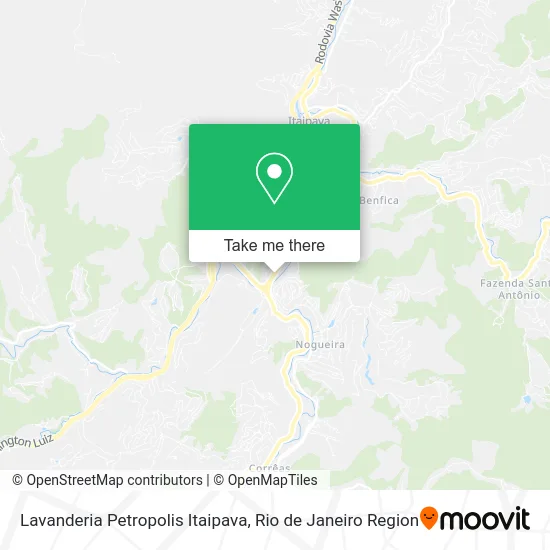 Lavanderia Petropolis Itaipava map