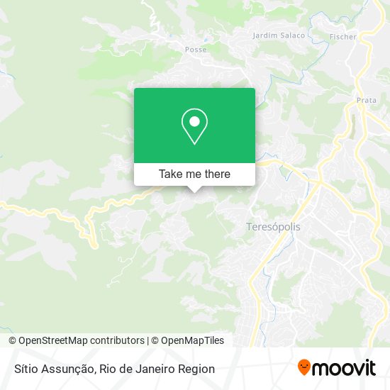 Sítio Assunção map