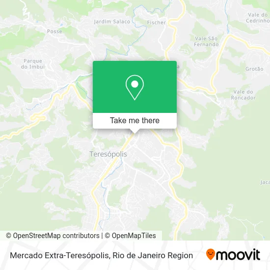 Mercado Extra-Teresópolis map