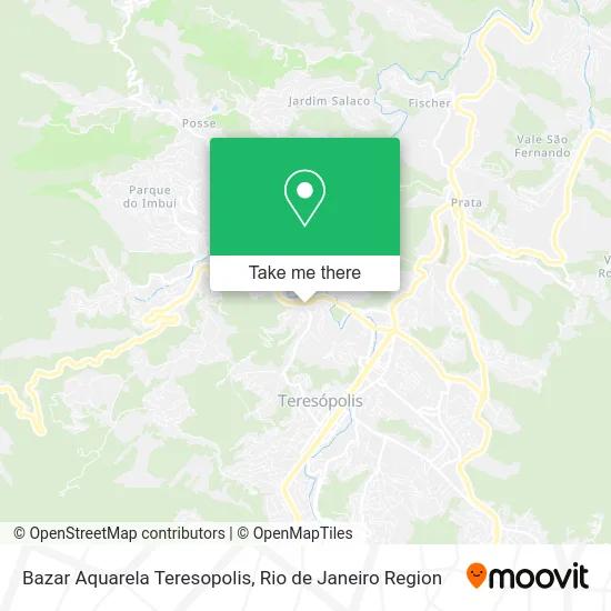 Bazar Aquarela Teresopolis map