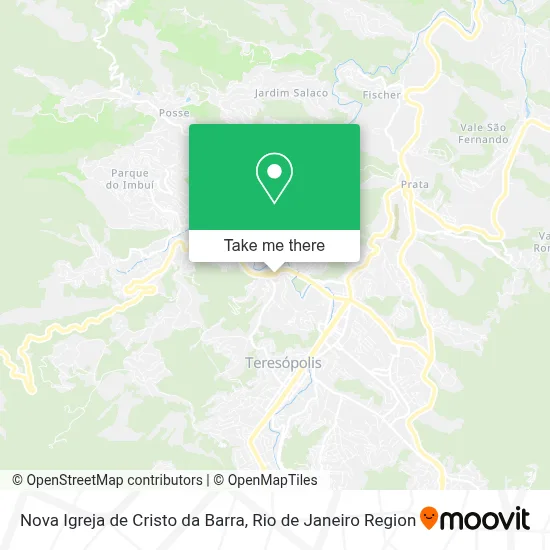 Nova Igreja de Cristo da Barra map