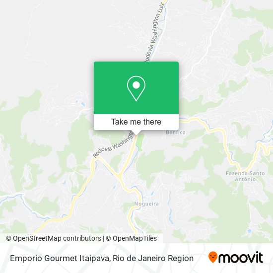 Emporio Gourmet Itaipava map