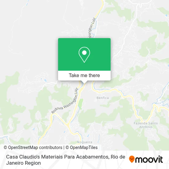Casa Claudio's Materiais Para Acabamentos map