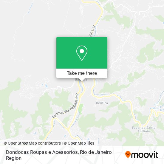 Mapa Dondocas Roupas e Acessorios