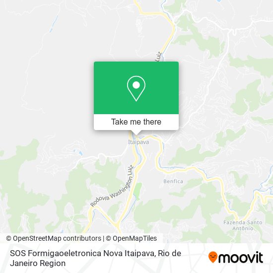 SOS Formigaoeletronica Nova Itaipava map