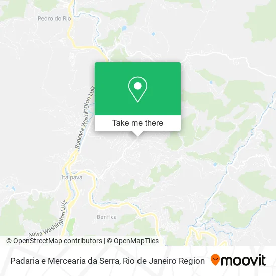 Padaria e Mercearia da Serra map