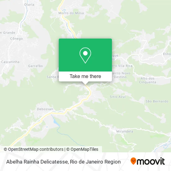 Abelha Rainha Delicatesse map