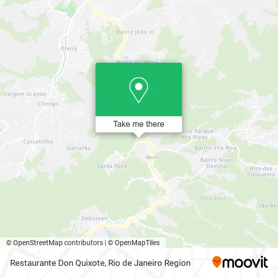 Restaurante Don Quixote map