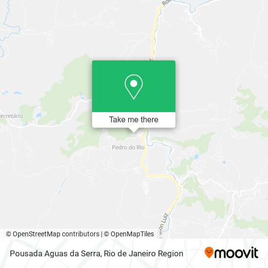 Pousada Aguas da Serra map