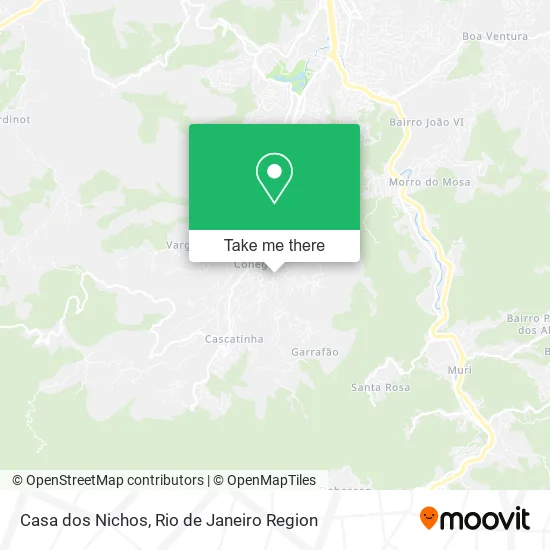 Casa dos Nichos map