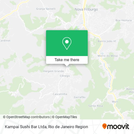 Kampai Sushi Bar Ltda map