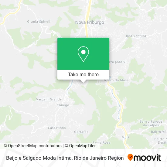 Beijo e Salgado Moda Intima map