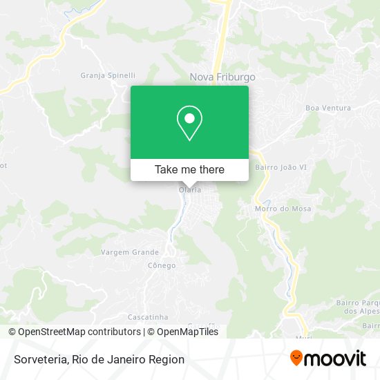 Mapa Sorveteria