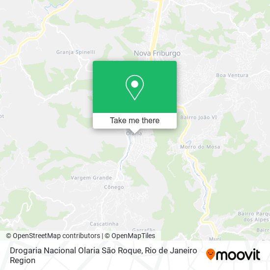 Drogaria Nacional Olaria São Roque map