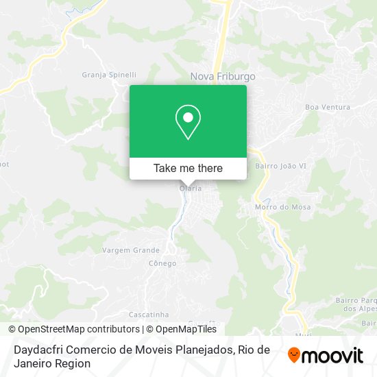 Mapa Daydacfri Comercio de Moveis Planejados