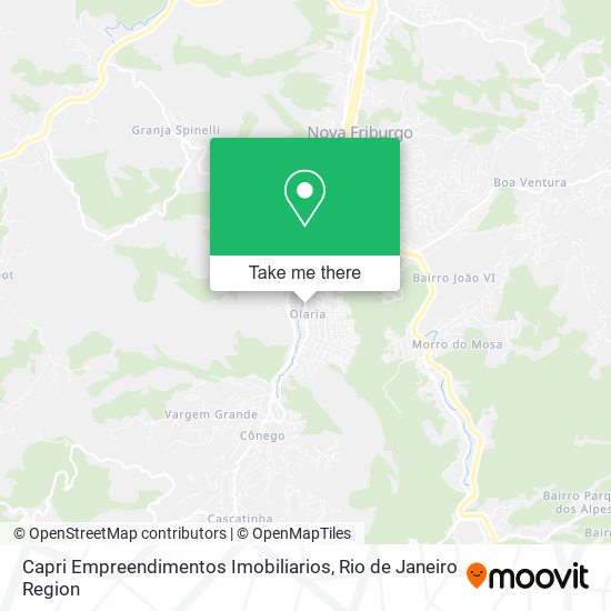 Mapa Capri Empreendimentos Imobiliarios