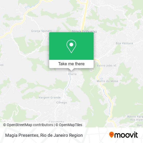 Magia Presentes map