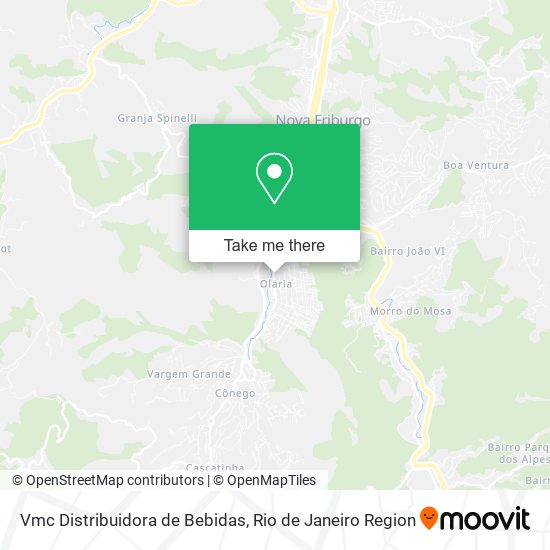 Mapa Vmc Distribuidora de Bebidas