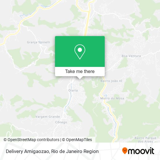 Mapa Delivery Amigaozao