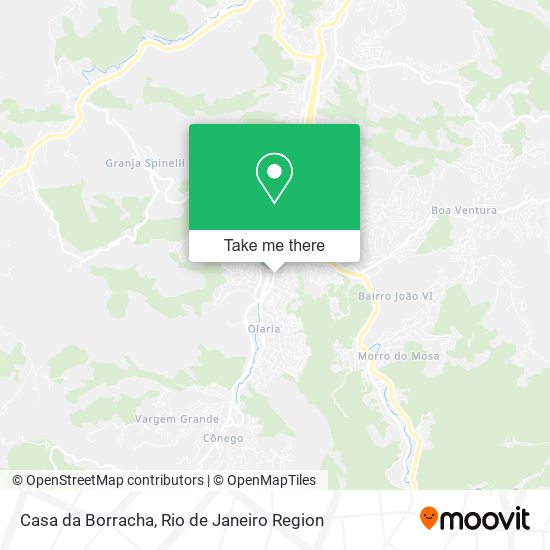 Mapa Casa da Borracha