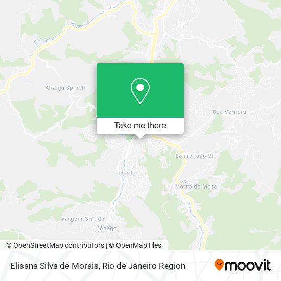 Elisana Silva de Morais map