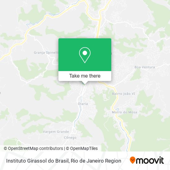 Mapa Instituto Girassol do Brasil