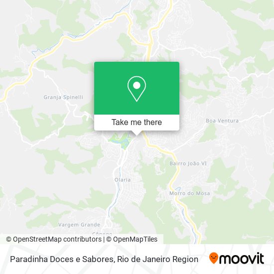 Paradinha Doces e Sabores map