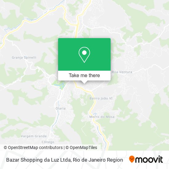 Bazar Shopping da Luz Ltda map