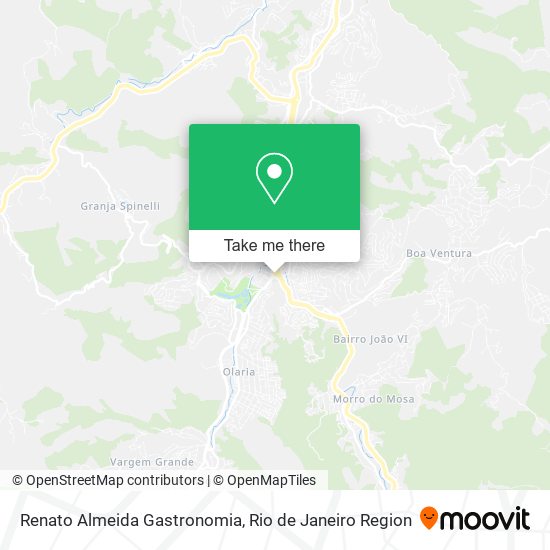 Renato Almeida Gastronomia map