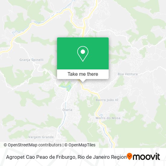 Agropet Cao Peao de Friburgo map