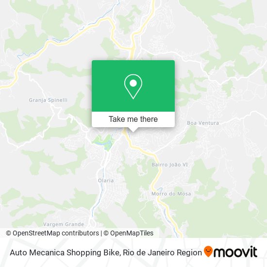 Auto Mecanica Shopping Bike map