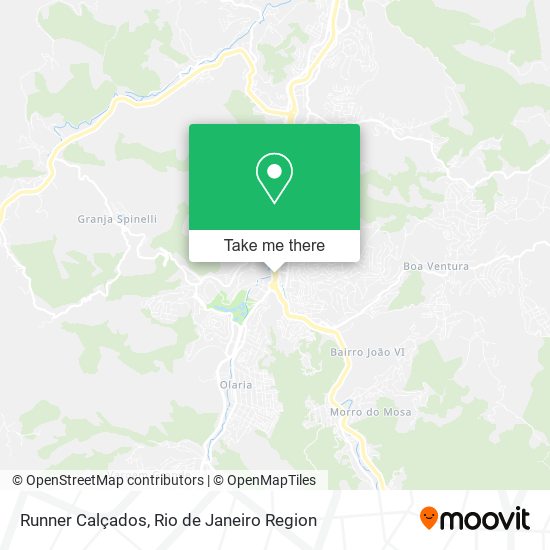 Mapa Runner Calçados