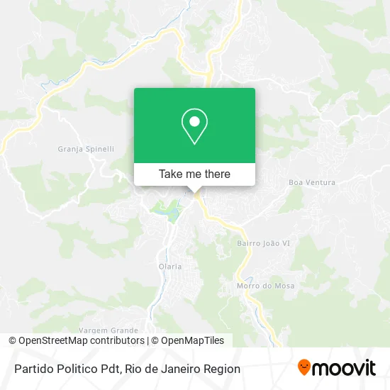 Partido Politico Pdt map