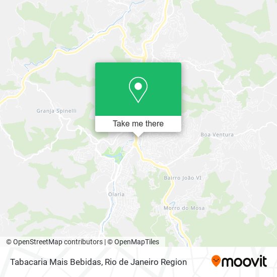 Mapa Tabacaria Mais Bebidas