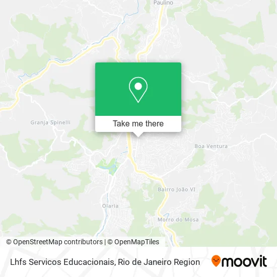Lhfs Servicos Educacionais map