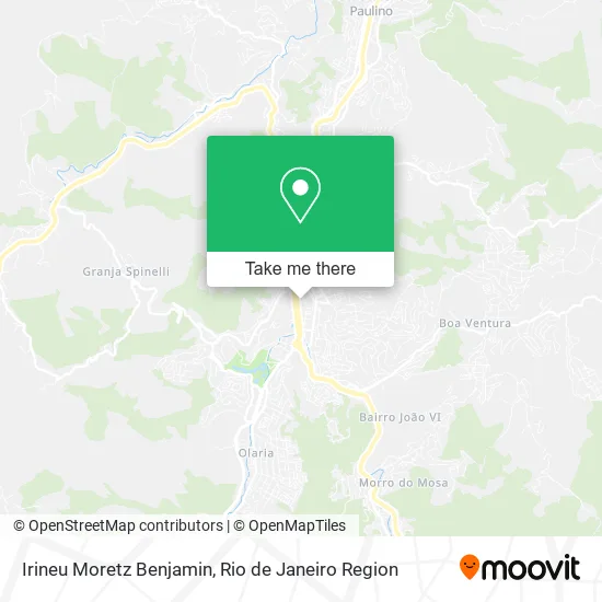 Irineu Moretz Benjamin map