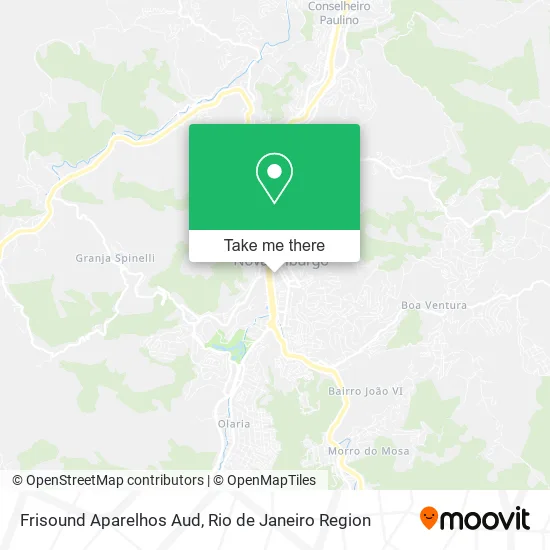 Frisound Aparelhos Aud map