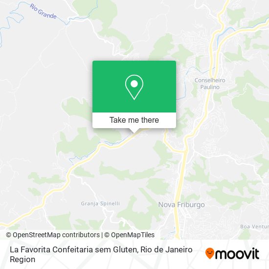 La Favorita Confeitaria sem Gluten map