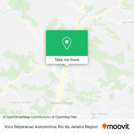 Mapa Kico Reparacao Automotiva